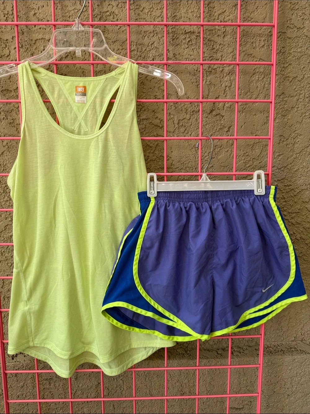 Lucy Light Lime Racerback Tank Top